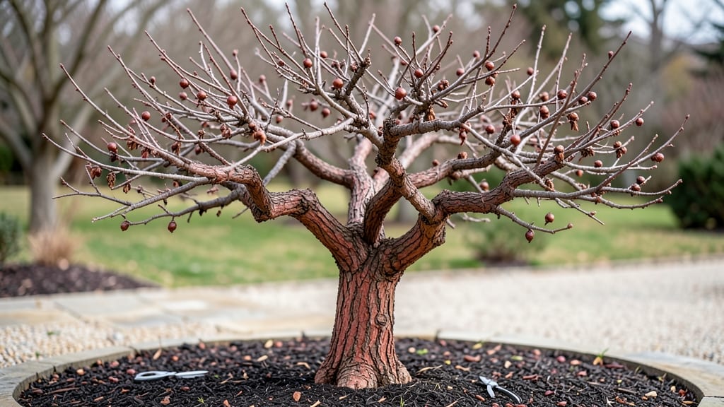 Dormant Pomegranate Tree: Winter Trimming Blueprint for Heavy Fruit
