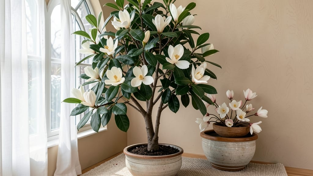 Christmas Tree With Magnolias: Evergreen Elegance for Year-Round Beauty