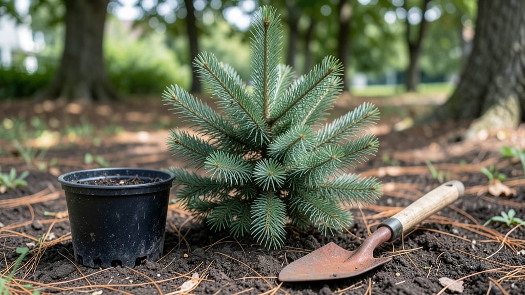 Christmas Tree Sapling: Dormant Season Trimming for Year-Round Shape Control