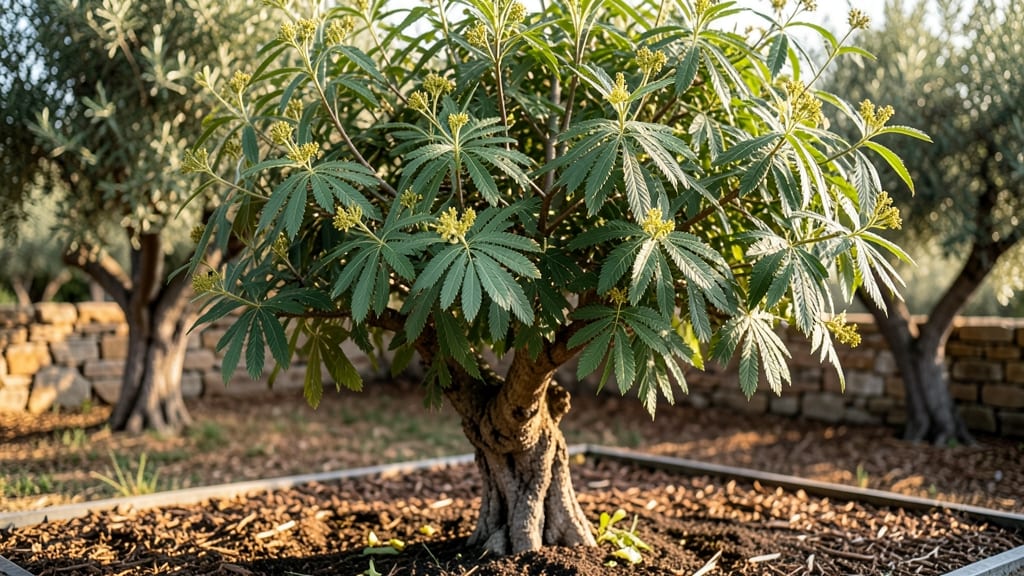 Pistachio Tree Leaves: Natural Pest Barrier for Organic Gardens