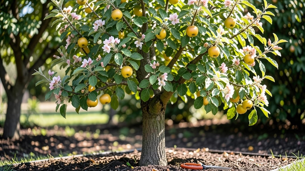Golden Apple Tree: Year-Round Abundance Through 3 Seasonal Trims