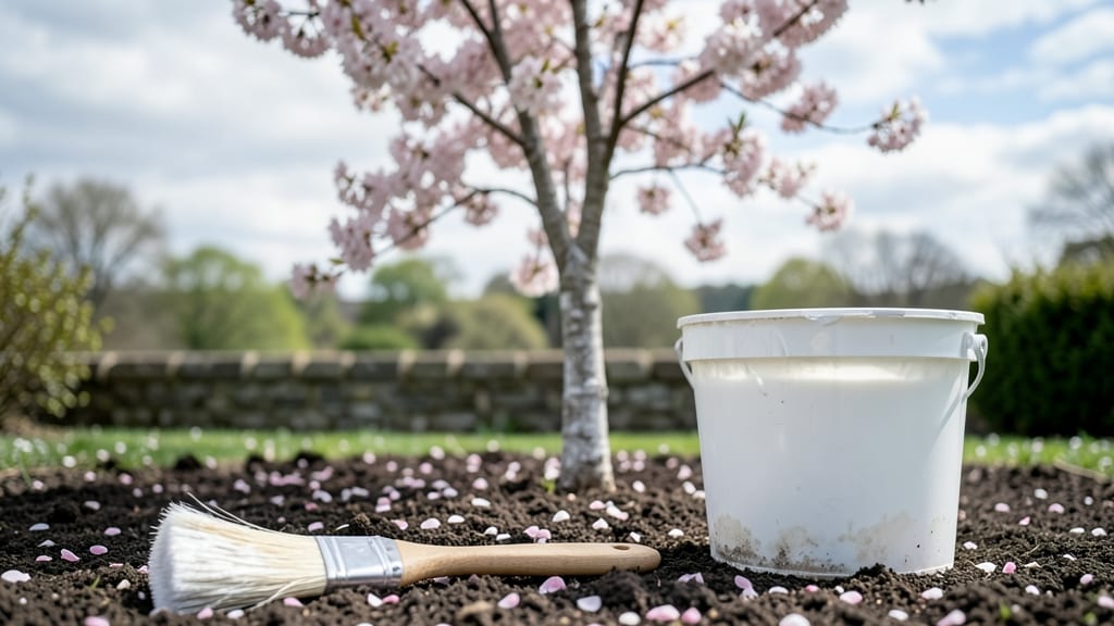 Whitewash Tree Trunks: Natural Protection Against Bark Damage