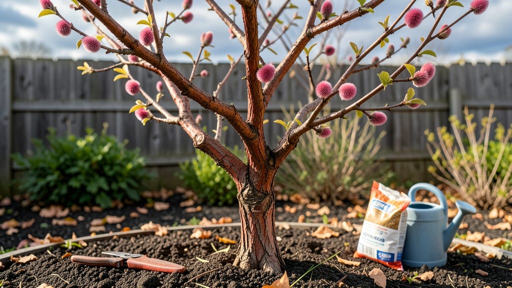 Pink Pom Poms Redbud Tree Details: Dormant Season Trimming for Vibrant Spring Blooms
