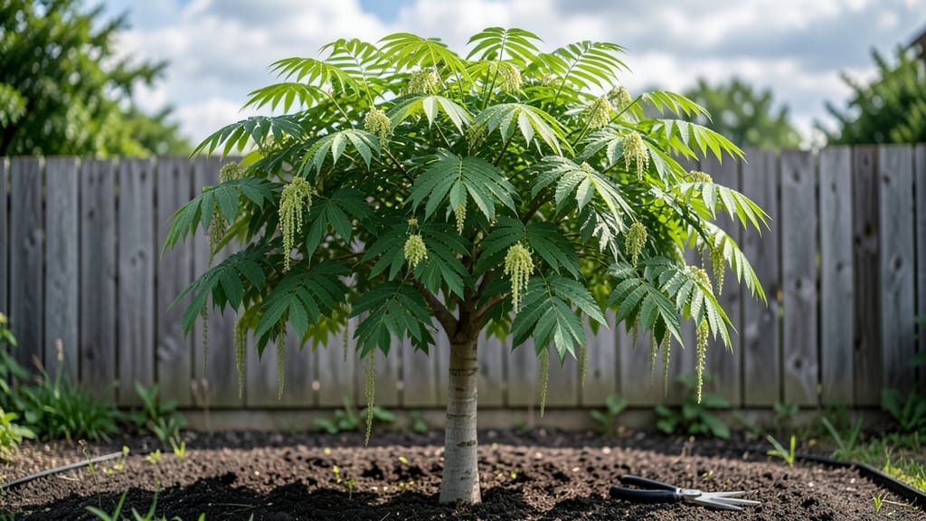 Tree of Heaven Young Plant: Early Pruning Blueprint for Stronger Roots