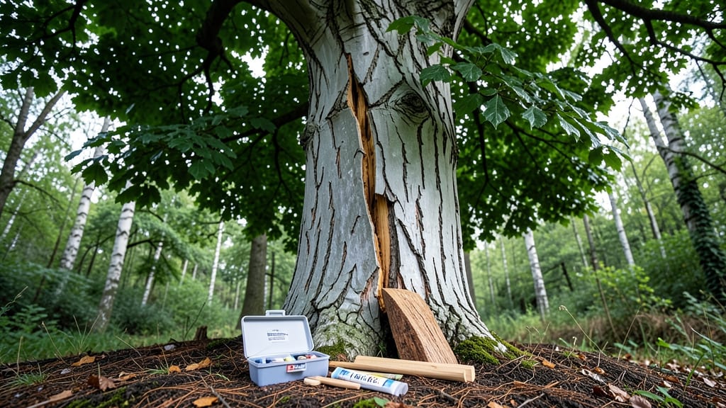 Tree Trunk Splitting Repair: Structural Fix for Cracked Wood